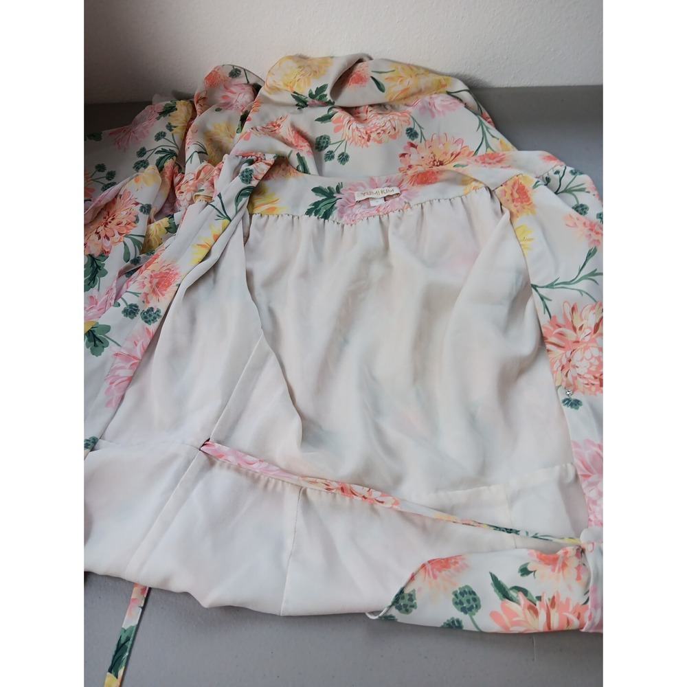 Yumi Kim True Wrap Dress XS High Low Ruffle Midi Romantic Bridal Shower Girly - Picture 7 of 11